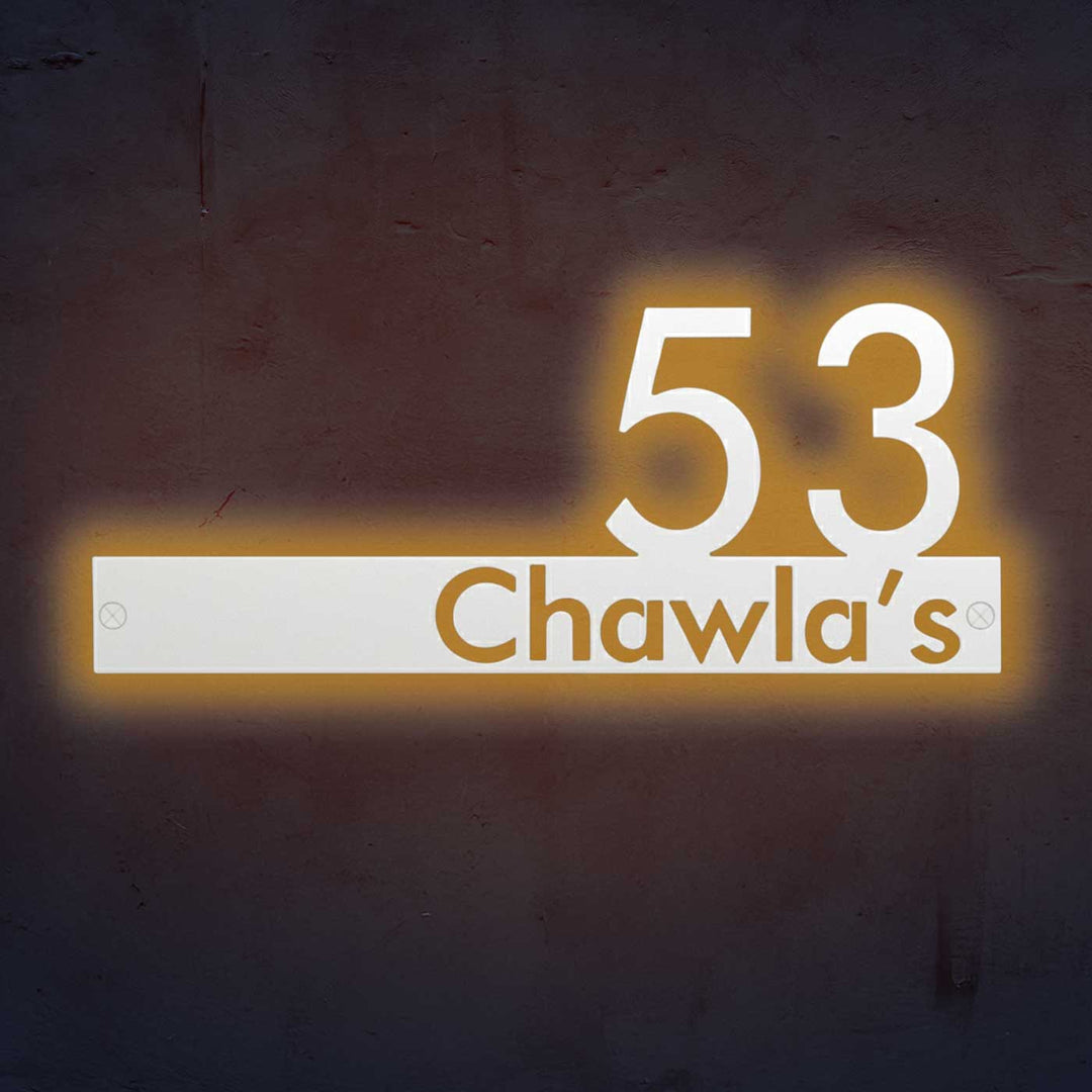 Personalized Waterproof Personalised Metal Name Plate