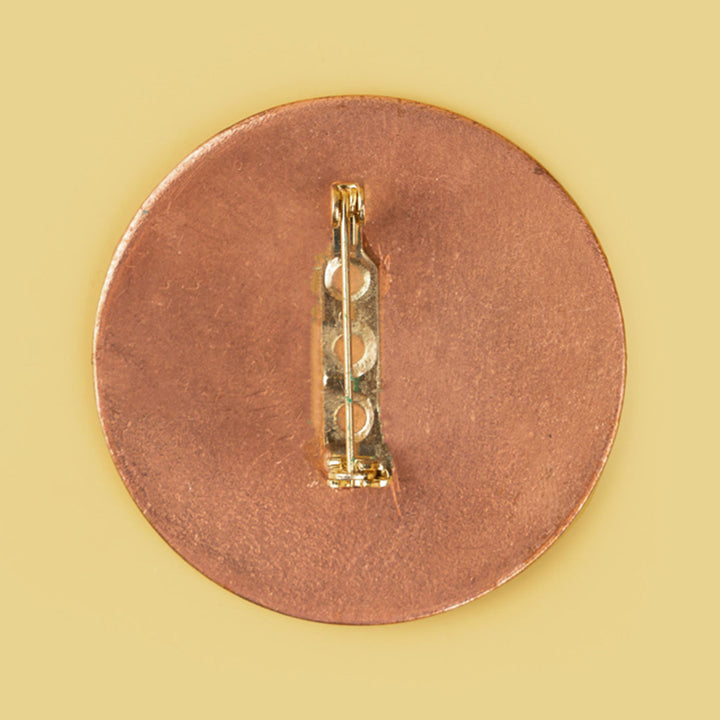 Handmade Copper Enamelled Chaai Paani Lapel Pin