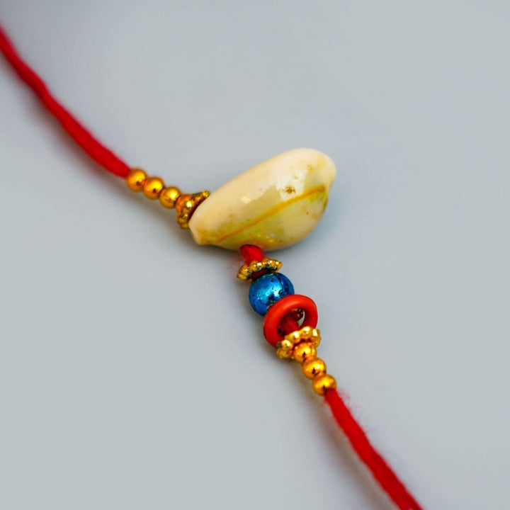 Handcrafted String Art Rakhi Hamper For Sisters With Roli Chawal