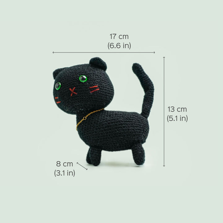 Customised Knitting and Crochet Cat