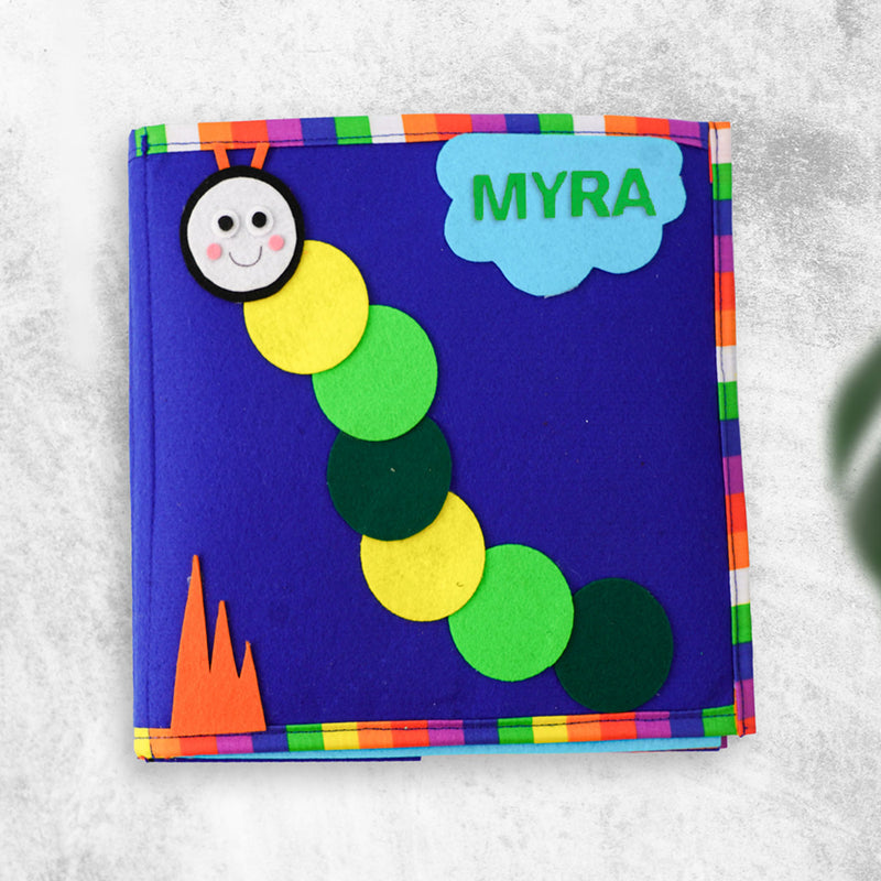 Personalized Interactive Busy Board Book for Toddlers