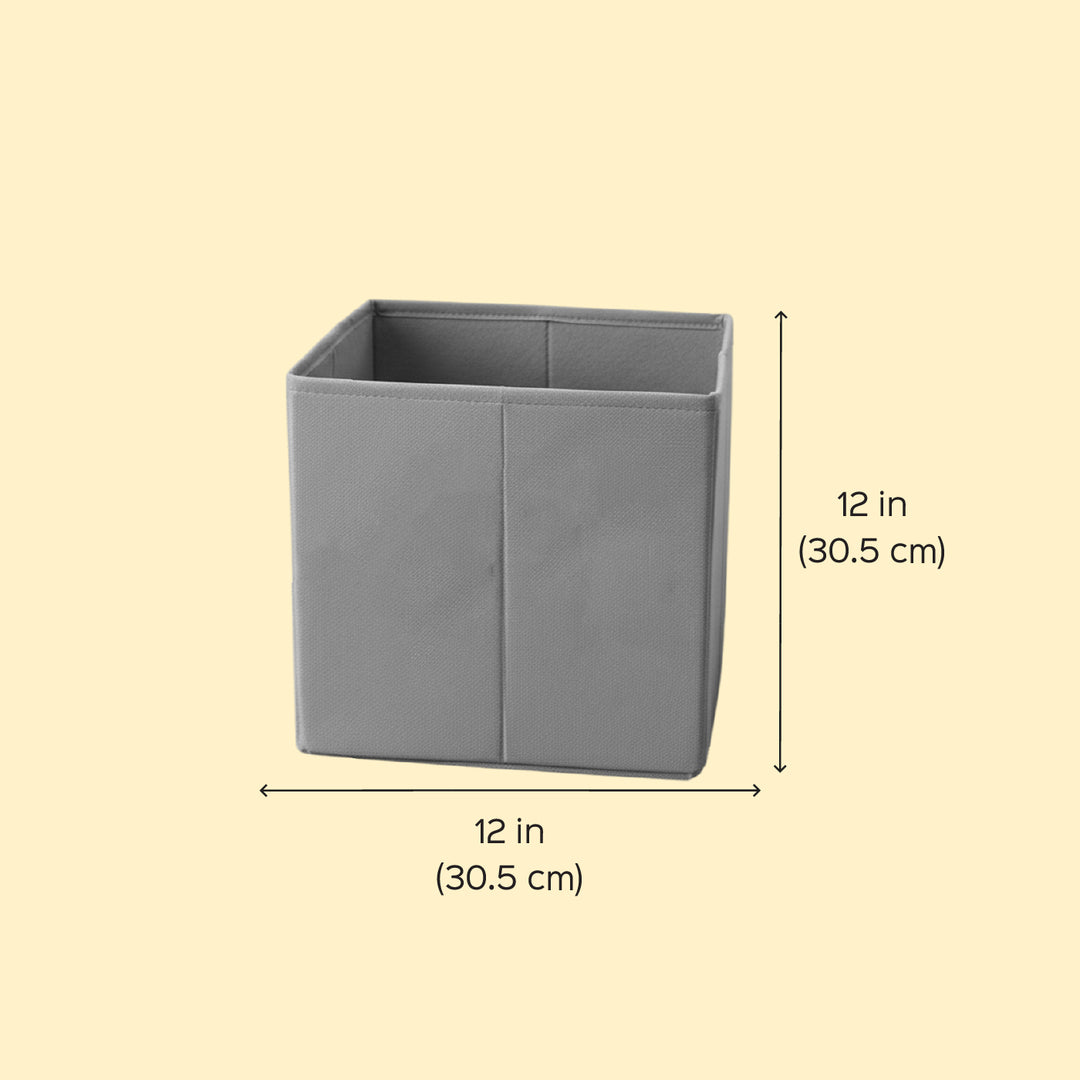 Handmade Green Snowman & Reindeer Theme Foldable Storage Basket