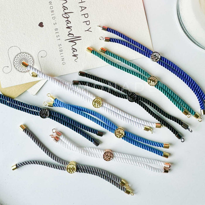 Handmade Evil Eye Design Metal Rakhi