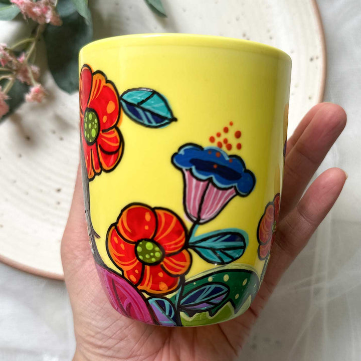 Photo Personalized Hand-Painted Pop Art Illustrated Caricature Mug | 300 ML