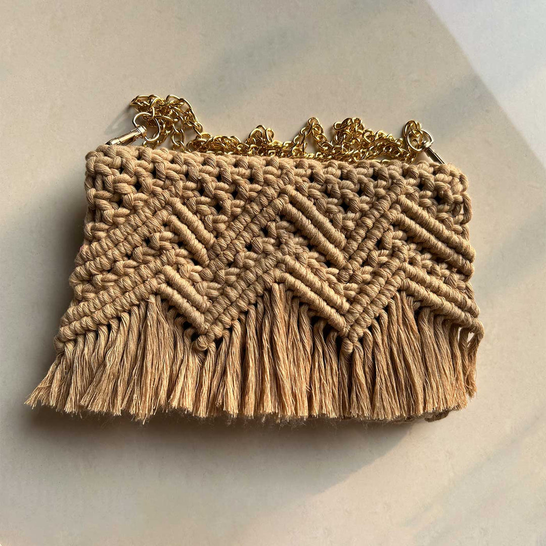 Handmade Stylish Macrame Sling Bag