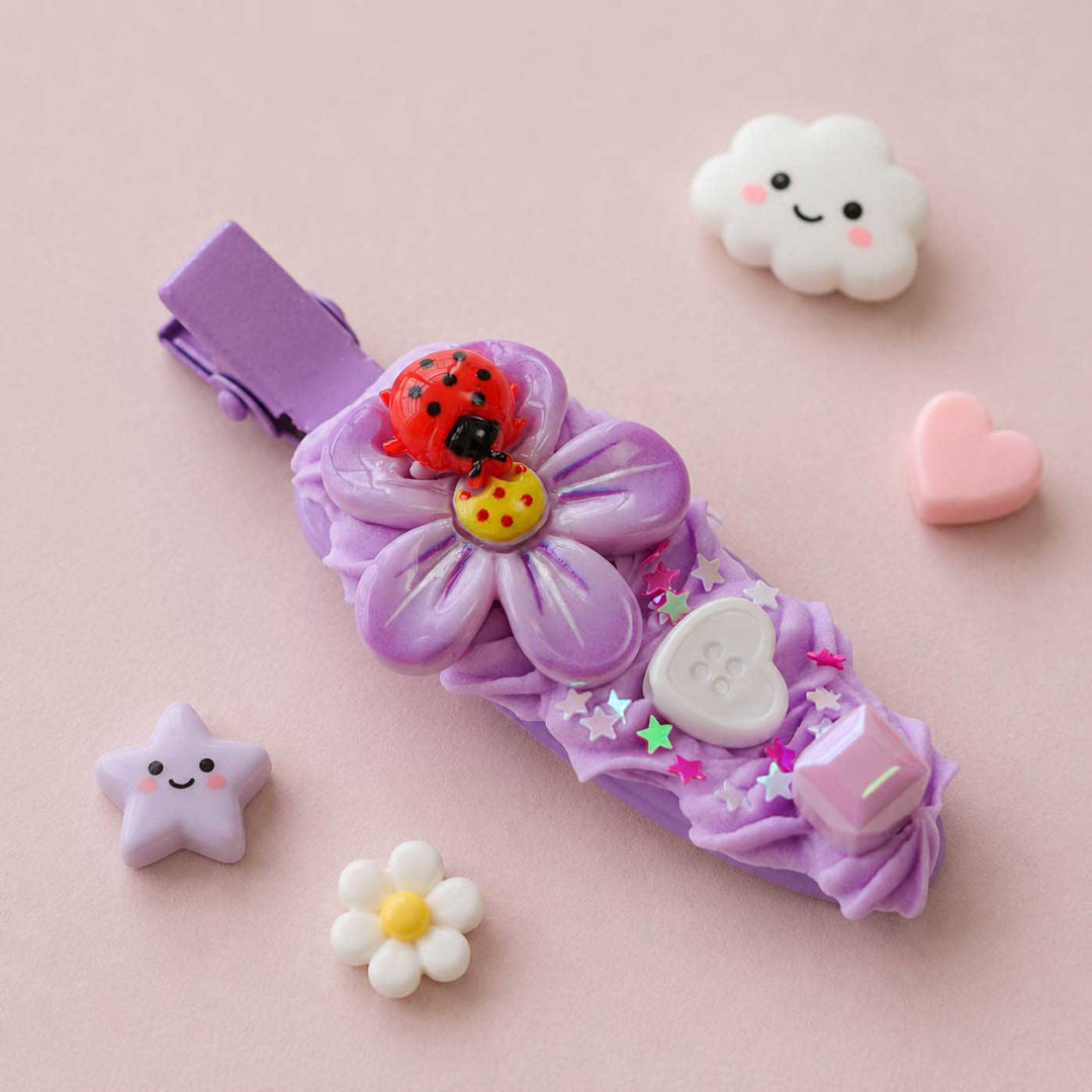 Trendy Decorative Hair Clips With Cute Character Details | Set of 2