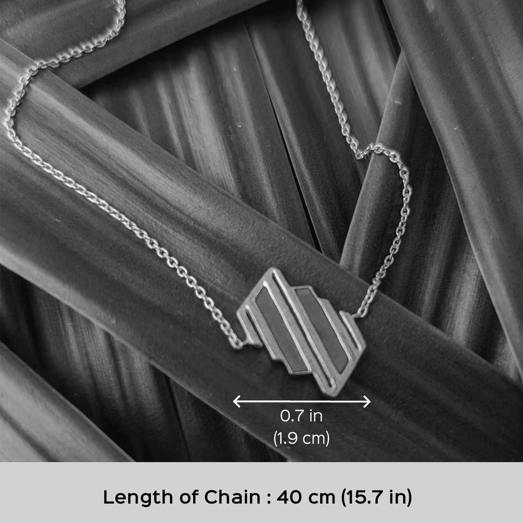 Handmade Ember Glow 22k Gold Plated Silver Necklace