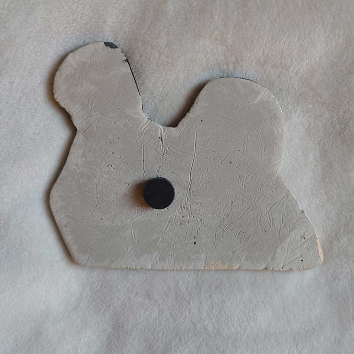 Couple Photo Personalized Handpainted Clay Fridge Magnet