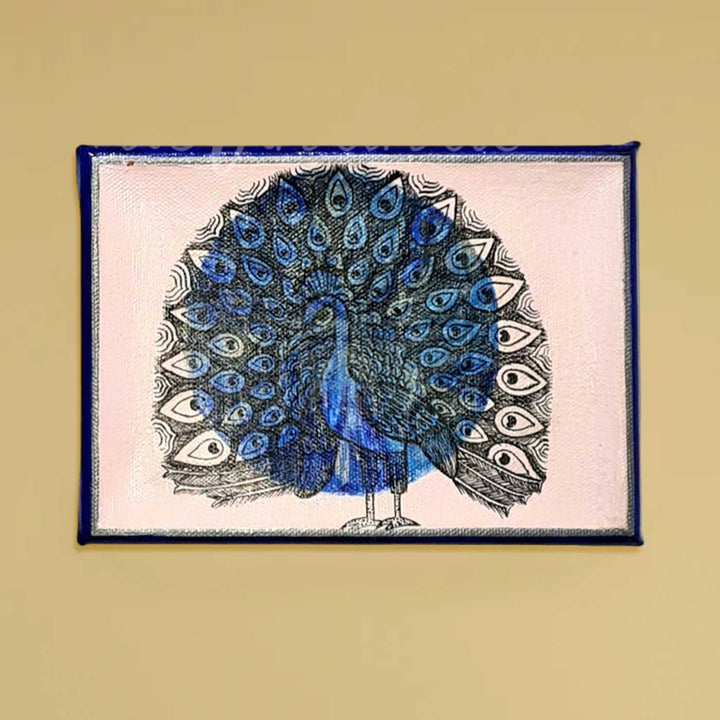 7 x 5 Inch | Rythms of Nature | Original Hand Painted Madhubani Painting On Canvas