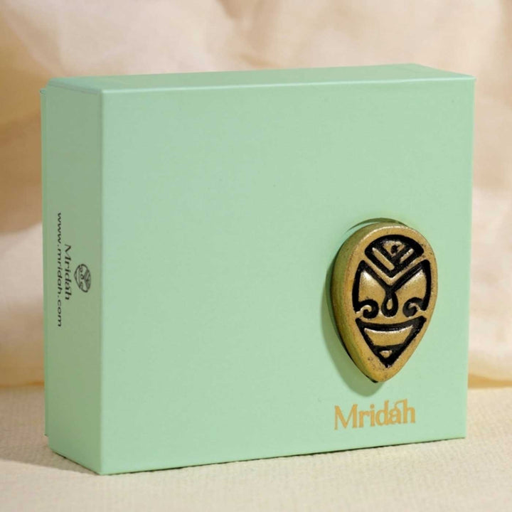 Handmade Classic Silver Dome Terracotta Earrings