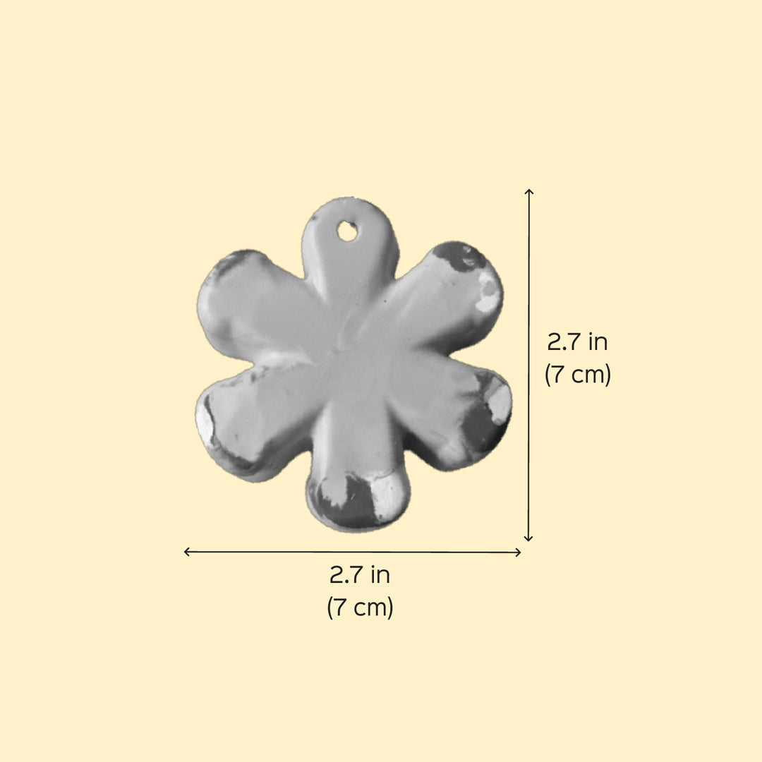 Handmade Snowflake Wax Crayon Christmas Ornament