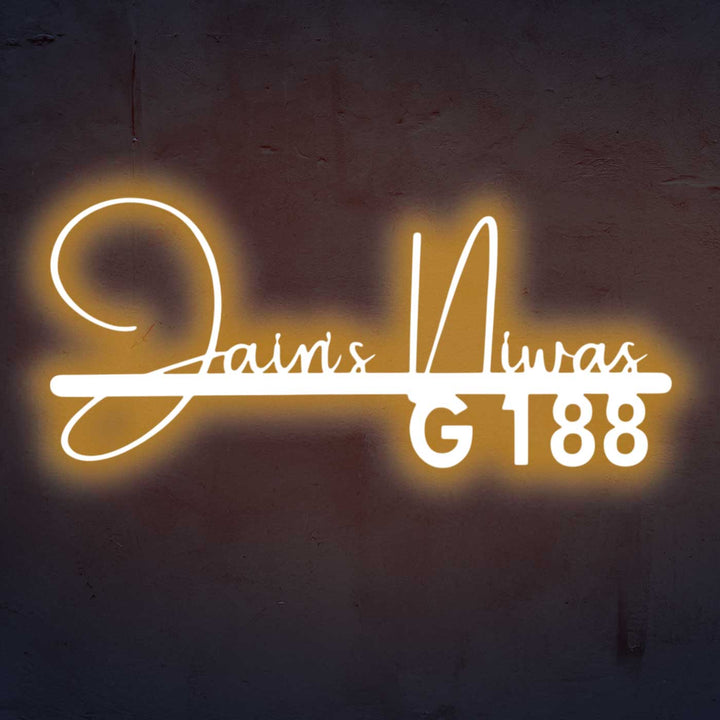 Personalized Waterproof Elegant Calligraphy Metal Name Plate