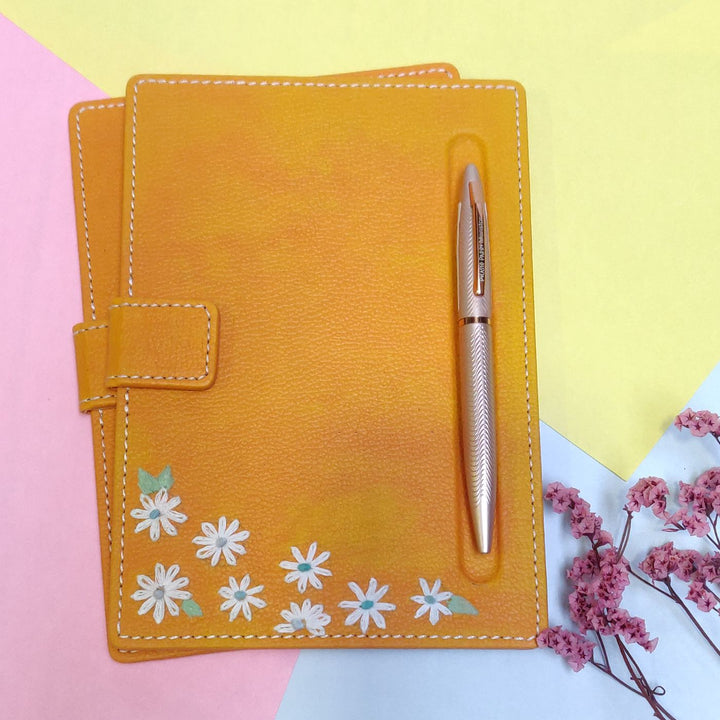 Embroidered Magnetic Paper Holder with Pen Slot