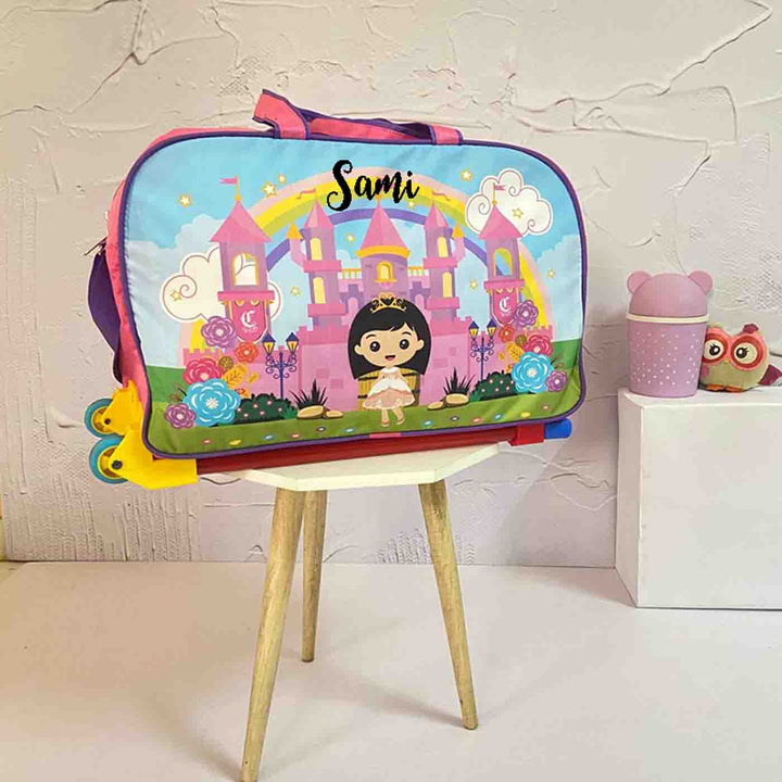 Personalised Printed Canvas Trolley Bag for Kids