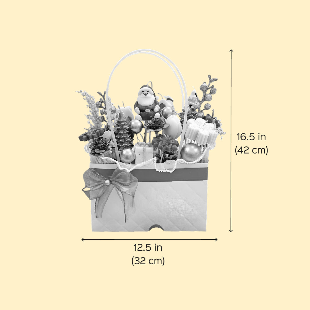 Handmade Christmas Bouquet Theme Soy Wax Candle