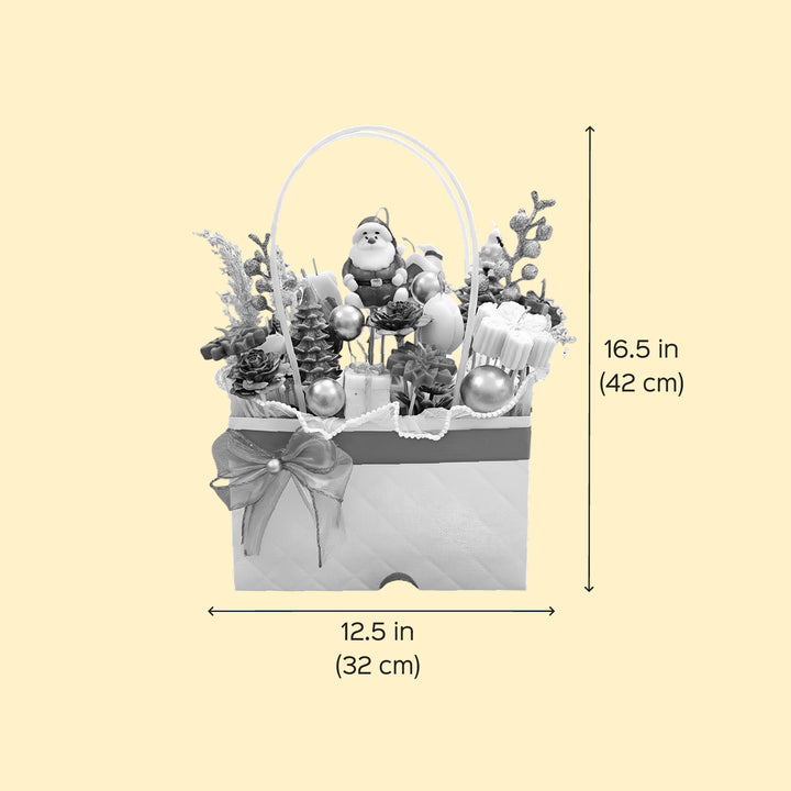 Handmade Christmas Bouquet Theme Soy Wax Candle