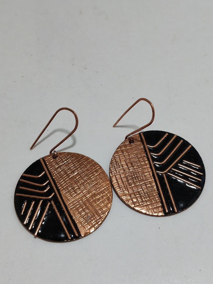 Suntop Copper Earrings