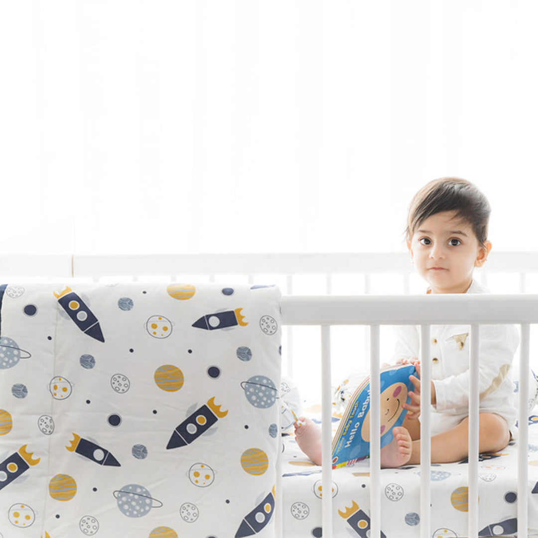 Personalized Child Of The Universe Kids Quilt | 0-4 Years