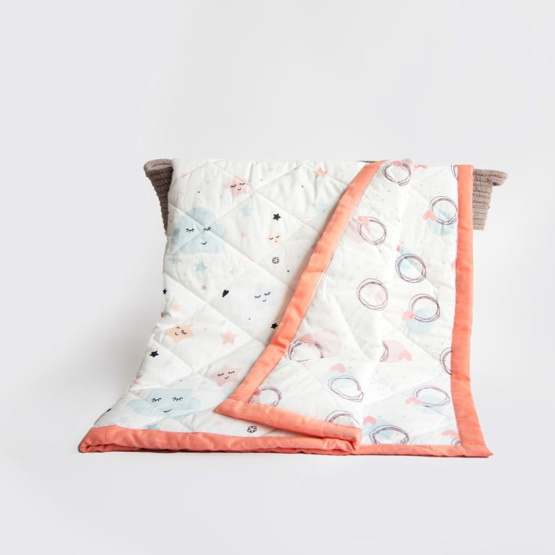 Personalized Space Theme Kids Quilt | 0-4 Years