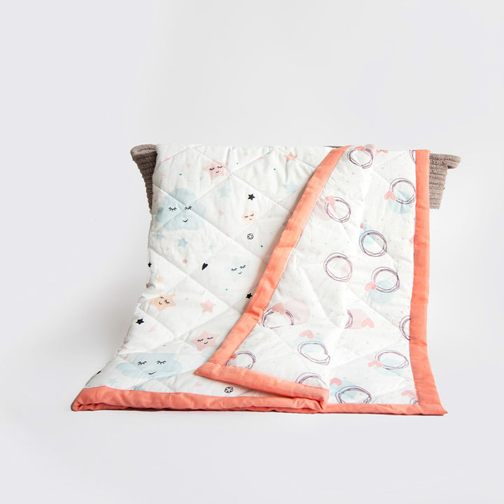 Personalized Space Theme Kids Quilt | 0-4 Years