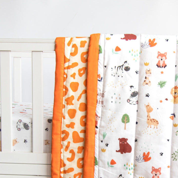 Personalized Baby Animals Kids Quilt | 0-4 Years