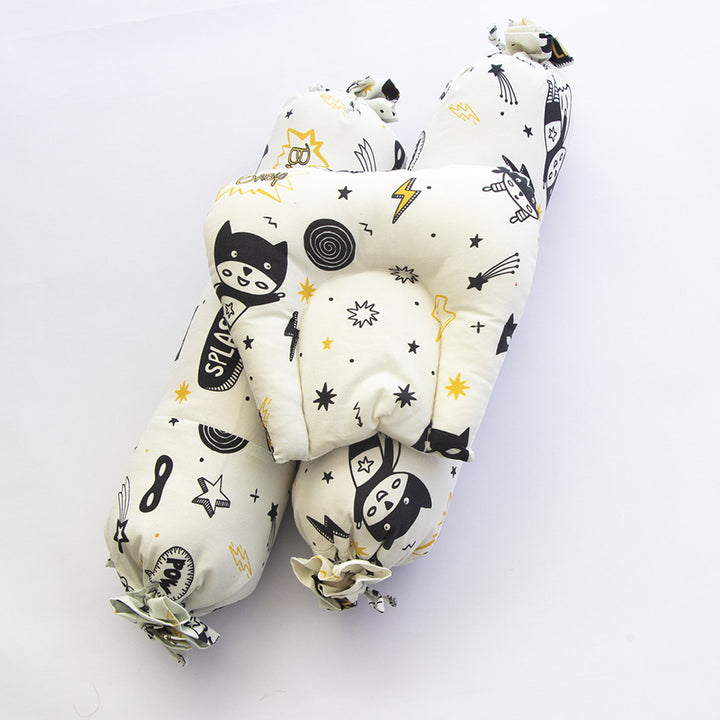 Personalized Superbaby Organic Cotton Newborn Bedding Cot Set | 0-4 Years