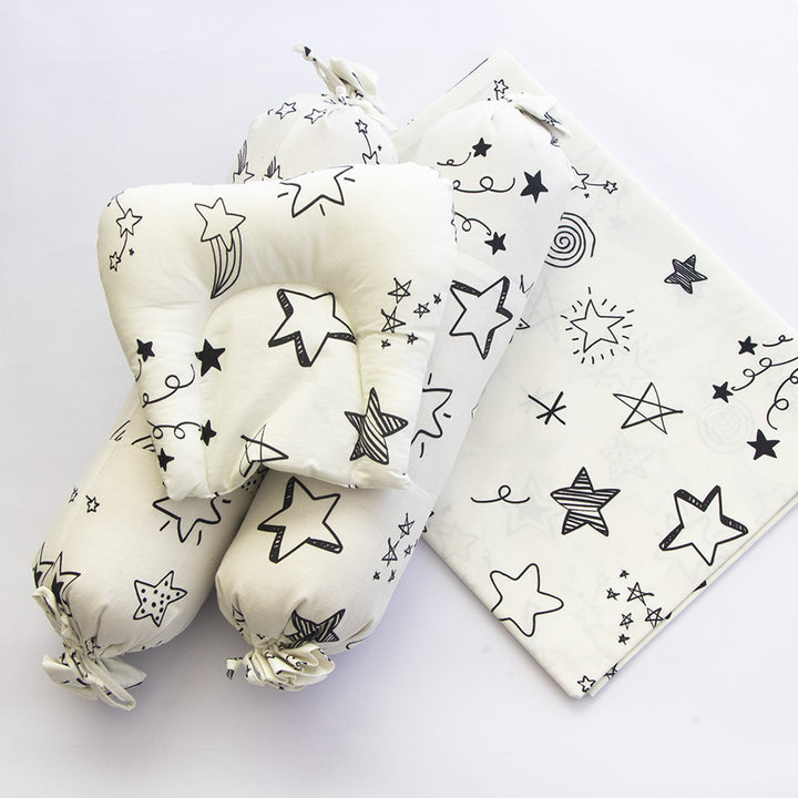 Personalized Doodle Stars Cot Set | 0-4 Years