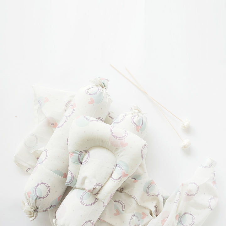 Personalized Circle Of Love Cot Set | 0-4 Years