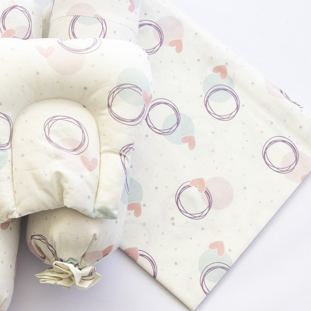 Personalized Circle Of Love Cot Set | 0-4 Years