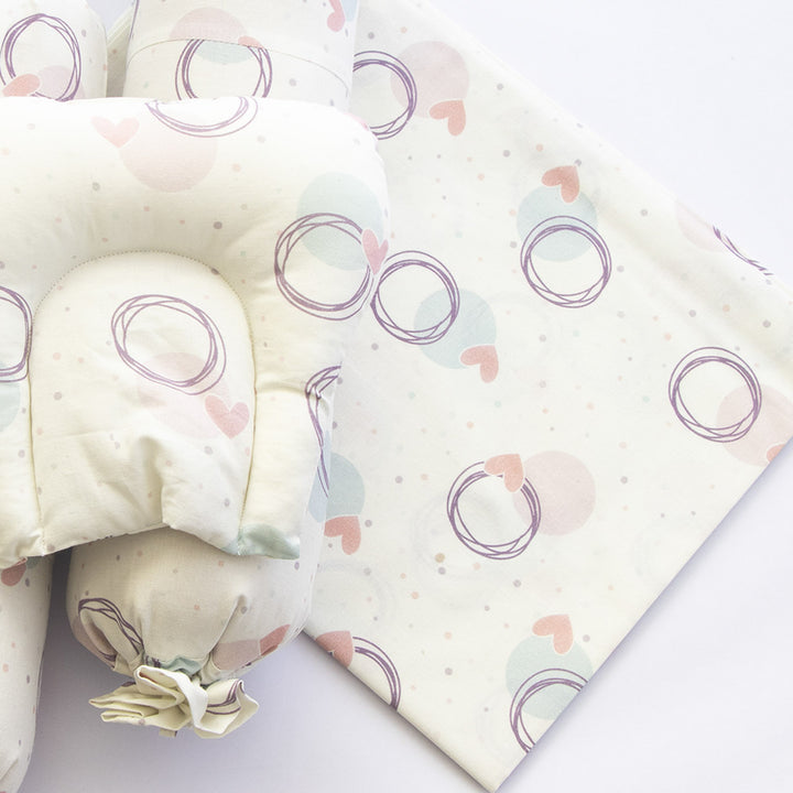 Personalized Circle Of Love Cot Set | 0-4 Years