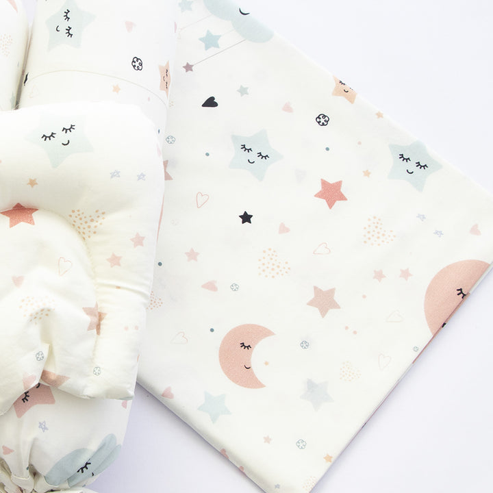 Personalized In The Sky Cot Set | 0-4 Years