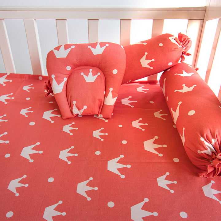 Personalized Crowns Cot Set | 0-4 Years