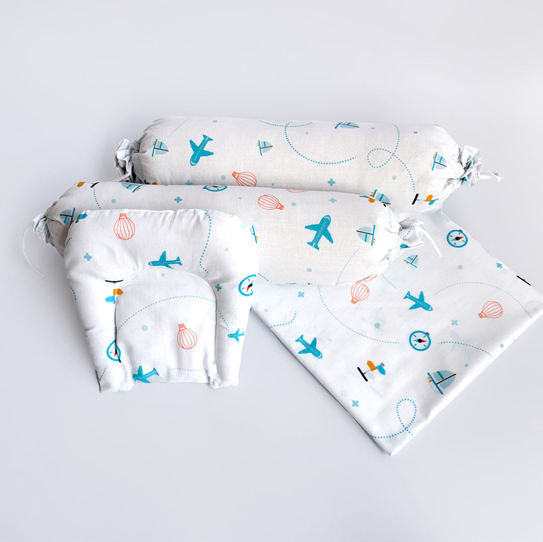 Personalized Lil Travellers Cot Set | 0-4 Years