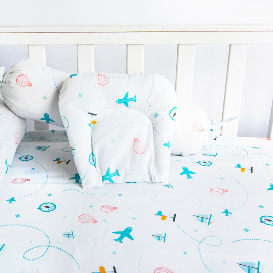 Personalized Lil Travellers Cot Set | 0-4 Years