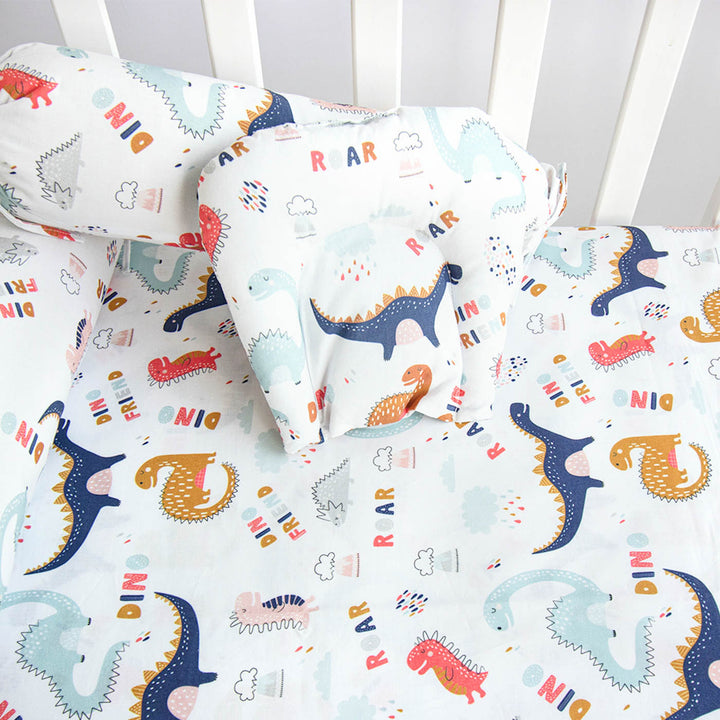 Personalized Dino Friend Cot Set | 0-4 Years