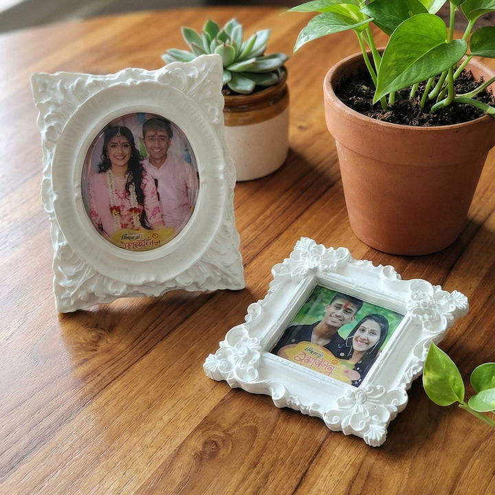 Vintage Frame Resin And Eco Casting Photo Personalized Fridge Magnet