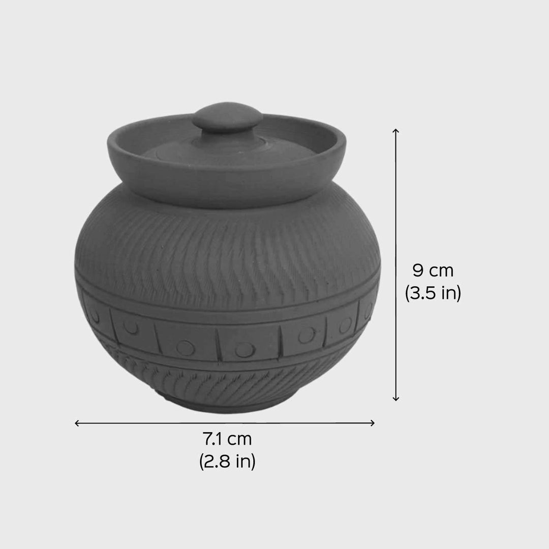 Handmade Maharaja Terracotta Sugar Pot