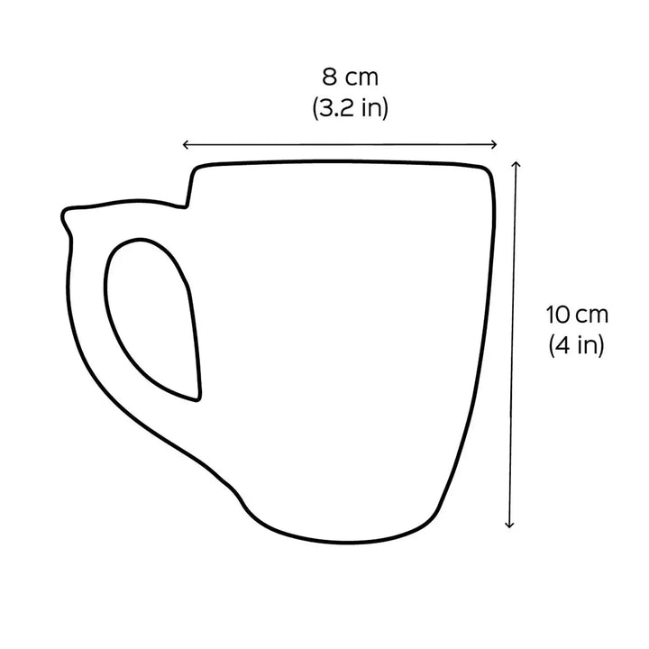 Photo Personalized Hand-Painted Jiju & Saali Terracotta Mug