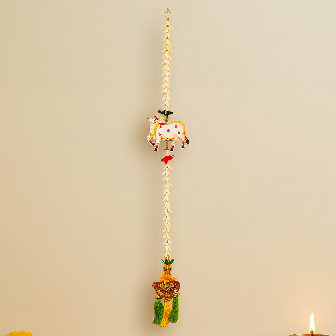 Handmade Rajnigandha Pichwai Hanging
