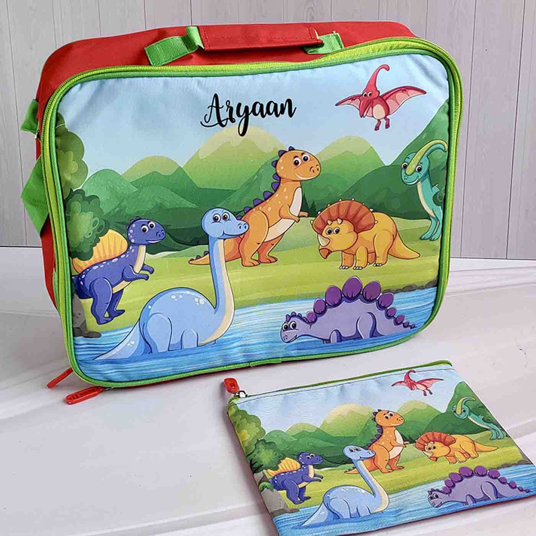 Personalised Printed Overnight Bag with Pouch for Kids