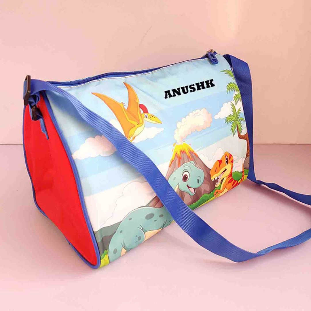 Personalised Printed Canvas Duffle Bag for Kids