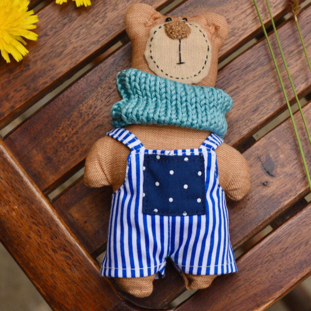 Handcrafted 100% Cotton Fabric Doll For Kids