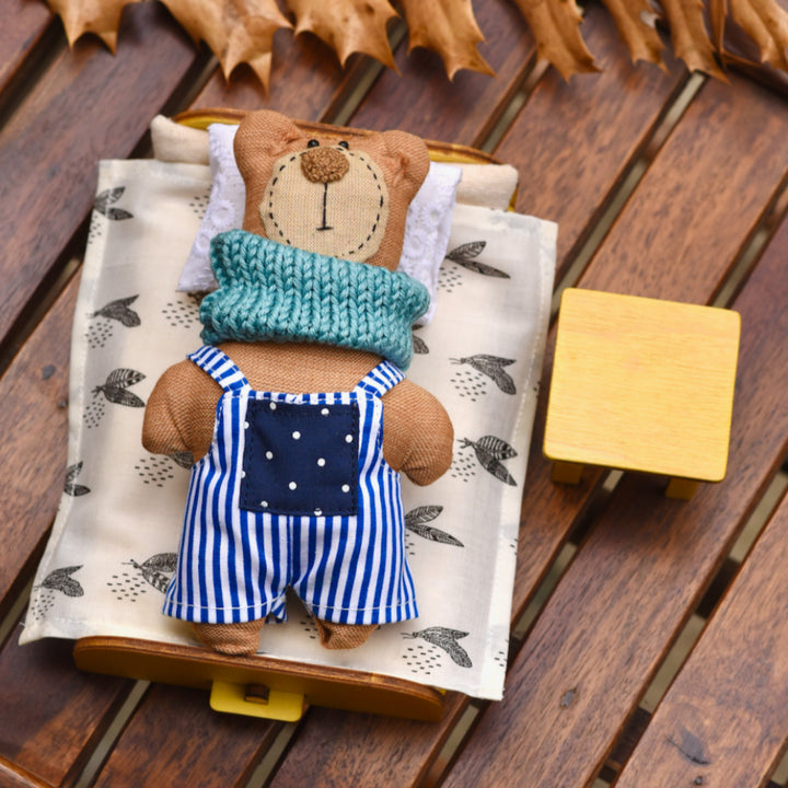 Handcrafted 100% Cotton Fabric Doll For Kids