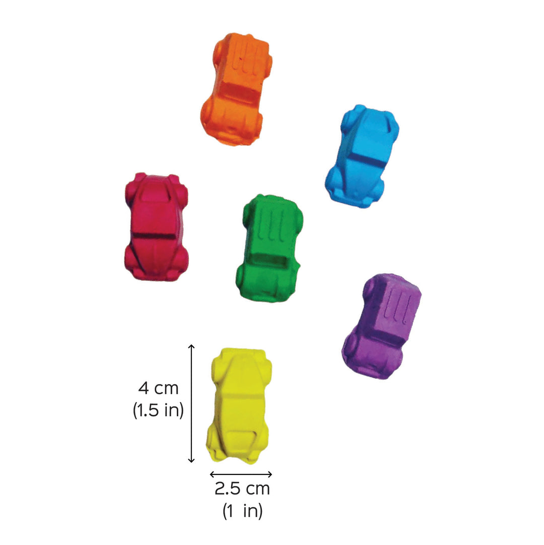 Handmade Non-Toxic Mini Cars Crayons | Set Of 8