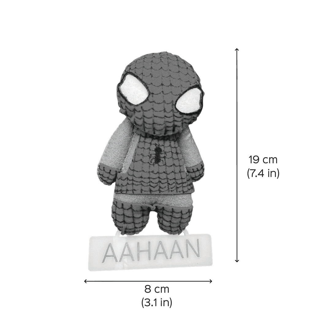 Personalized Spiderman Kids Felt Ornament For Christmas Tree Decoration