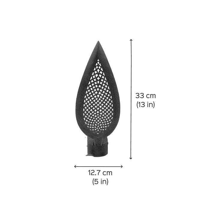 Handmade Grey Sina Jaali Work Soapstone Table Lamp