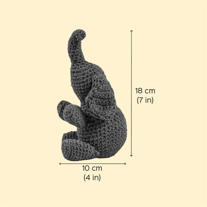 Handmade Crochet Jumbo From The Jungle Theme Toy