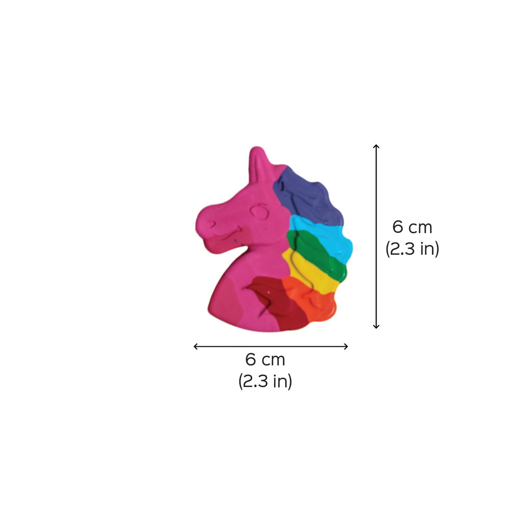Handmade Non-Toxic Jumbo Unicorn Crayons | Set Of 2
