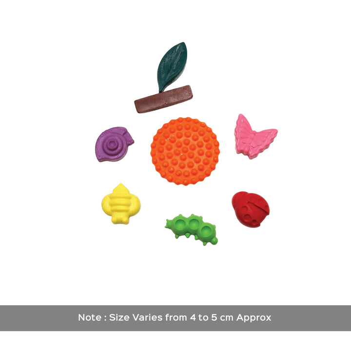 Handmade Non-Toxic Assorted Nature Crayons | Set Of 8