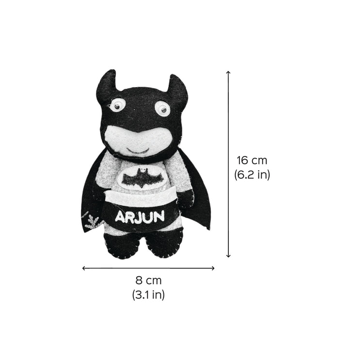 Personalized Batman Kids Felt Ornament For Christmas Tree Decoration